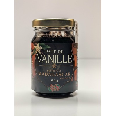 Pâte de vanille Bourbon de Madagascar – Sans alcool – 150 g